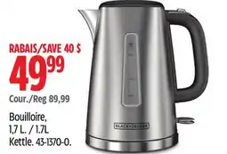 Canadian Tire BLACK+DECKER Kettle offer