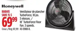 Canadian Tire Honeywell 18˝ TurboForce Floor Fan offer