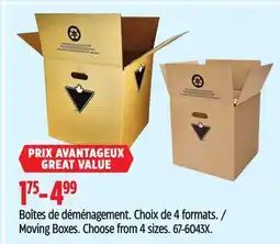 Canadian Tire Moving Boxes offer