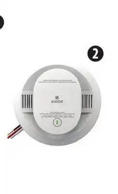 Canadian Tire Kidde 2-in-1 120V AC Hardwired Smoke Alarm/CO Detector with AA Battery Backup offer