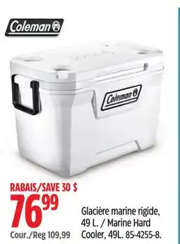Canadian Tire Coleman Marine Hard Cooler offer