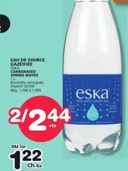 Marches Tradition ESKA CARBONATED SPRING WATER offer