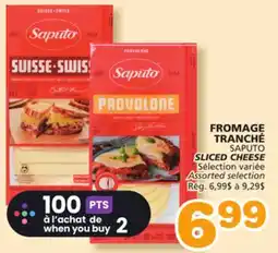 Marches Tradition SAPUTO SLICED CHEESE offer