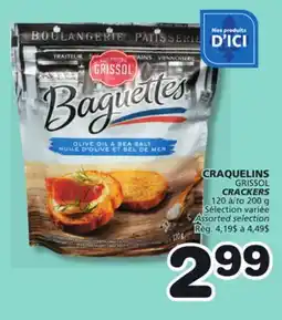 Marches Tradition GRISSOL CRACKERS offer