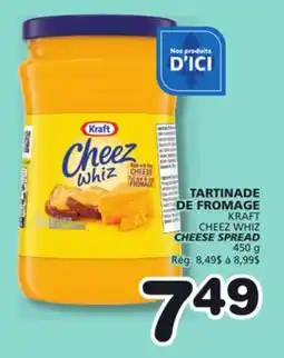 Marches Tradition KRAFT CHEEZ WHIZ CHEESE SPREAD offer
