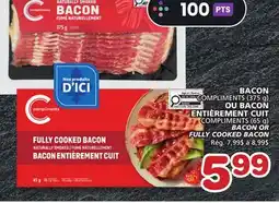 Marches Tradition COMPLIMENTS BACON OR FULLY COOKED BACON offer
