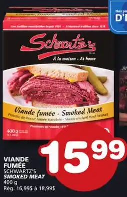 Marches Tradition SCHWARTZ'S SMOKED MEAT offer