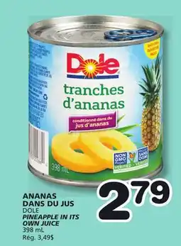Marches Tradition DOLE PINEAPPLE IN ITS OWN JUICE offer