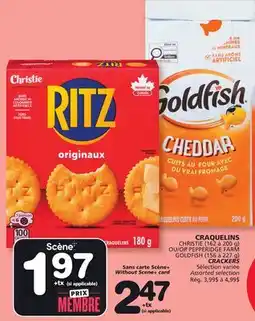 Marches Tradition CHRISTIE (162 à 200 g) OR PEPPERIDGE FARM GOLDFISH (156 à 227 g) CRACKERS offer