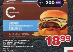 Marches Tradition FROZEN BEEF SIRLOIN BURGERS offer