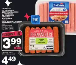 Marches Tradition LA FERNANDIÈRE OR LAFLEUR FRESH SAUSAGES, COCKTAIL OR BREAKFAST SAUSAGES offer