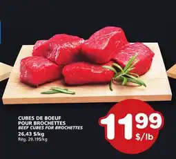 Marches Tradition BEEF CUBES FOR BROCHETTES offer