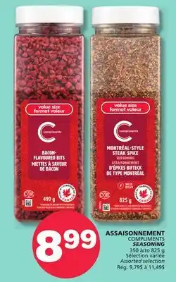 Marches Tradition COMPLIMENTS SEASONING offer
