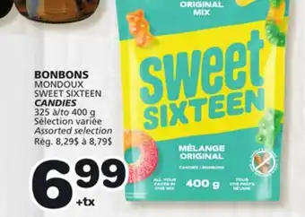 Marches Tradition SWEET SIXTEEN CANDIES offer