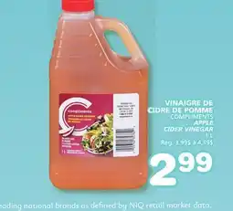 Marches Tradition COMPLIMENTS APPLE CIDER VINEGAR offer