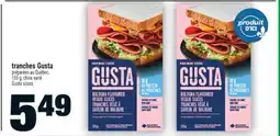 Super C tranches Gusta | Gusta slices offer