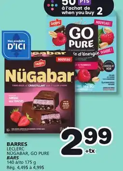 Marches Tradition LECLERC BARS offer