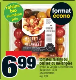 Super C tomates raisins ou cerises ou mélangées | small tomatoes offer