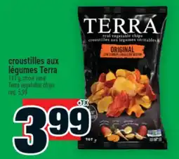 Super C croustilles aux légumes Terra | Terra vegetable chips offer