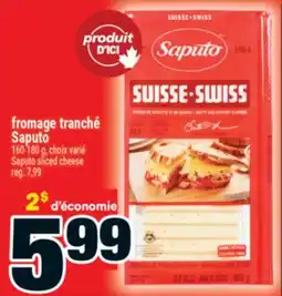 Super C fromage tranché Saputo | Saputo sliced cheese offer