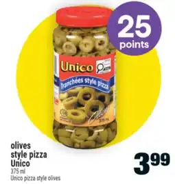 Super C olives style pizza Unico | Unico pizza style olives offer