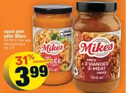 Super C sauce pour pâtes Mikes | Mikes pasta sauce offer