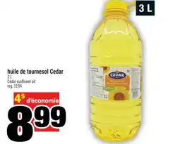 Super C huile de tournesol Cedar | Cedar sunflower oil offer