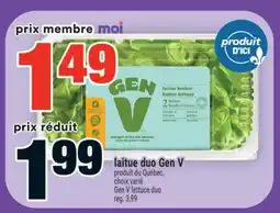 Super C laitue duo Gen V | Gen V lettuce duo offer