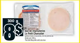 Super C duo de charcuteries Le Petit Charcutier | The Deli-Shop deli cold cuts duo offer