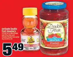 Super C tartinade Double Fruit Smucker's | Smucker's DoubleFruit spread offer