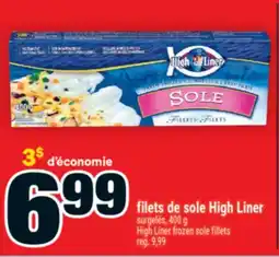 Super C filets de sole High Liner | High Liner frozen sole fillets offer