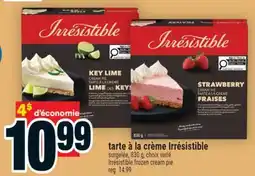 Super C tarte à la crème Irrésistible | Irrésistible frozen cream pie offer
