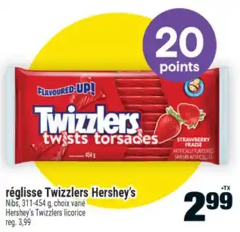 Super C réglisse Twizzlers Hershey's | Hershey's Twizzlers licorice offer