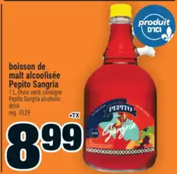 Super C boisson de malt alcoolisée Pepito Sangria | PepitoSangria alcoholic drink offer