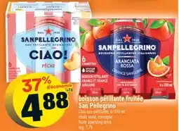 Super C boisson pétillante fruitée San Pellegrino | fruity sparkling drink offer