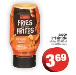 Super C sauce Irrésistible à frites | Irrésistible sauce offer
