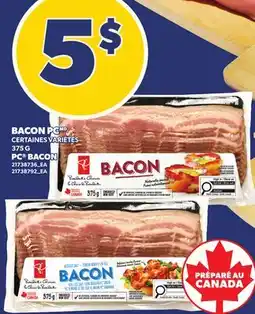 Provigo BACON PC, 375 G | PC BACON offer