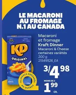 Provigo MACARONI ET FROMAGE KRAFT DINNER, 200 G | MACARONI & CHEESE offer