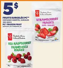 Provigo FRUITS SURGELÉS PC, 300-600 G | PC FROZEN FRUIT offer