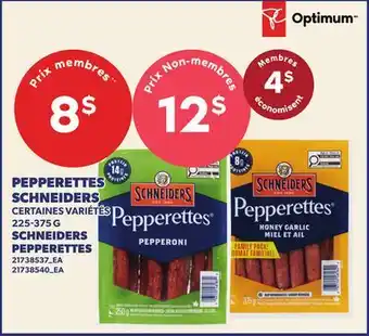 Provigo PEPPERETTES SCHNEIDERS, 225-375 G | SCHNEIDERS PEPPERETTES offer