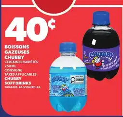 Provigo BOISSONS GAZEUSES CHUBBY, 250 ML | CHUBBY SOFT DRINKS offer