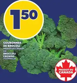 Provigo COURONNES DE BROCOLI | BROCCOLI CROWNS offer