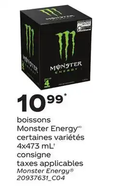 Provigo BOISSONS MONSTER ENERGY, 4X473 ML† | MONSTER ENERGY offer