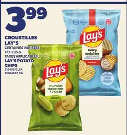 Provigo CROUSTILLES LAY'S, 177-235 G | LAY'S POTATO CHIPS offer