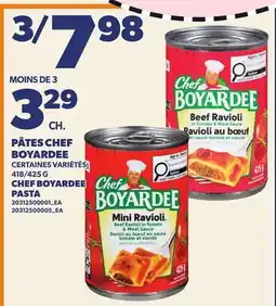 Provigo PÂTES CHEF BOYARDEE, 418/425 G | CHEF BOYARDEE PASTA offer