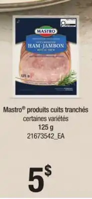 Provigo MASTRO PRODUITS CUITS TRANCHÉS offer