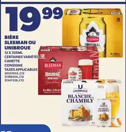 Provigo BIÈRE SLEEMAN OU UNIBROUE offer