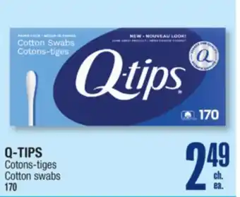 Jean Coutu Q-TIPS Cotton swabs offer