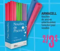 Jean Coutu ARMACELL Selected pool noodles offer