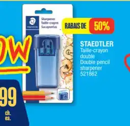Jean Coutu STAEDTLER Double pencil sharpener offer